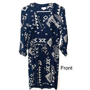 Mudpie Skylar Shirtdress Navy